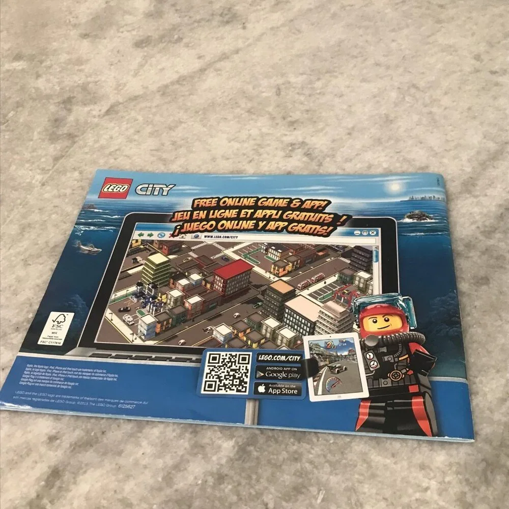 LEGO City 60098 Heavy-Haul Train Instruction Manual‎ Booklet 3 Only Original